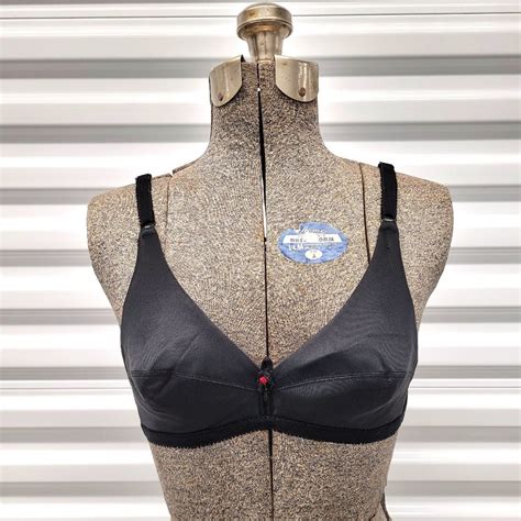 Vintage S Carnival Black Lingerie Bra A Gem