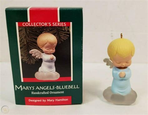 Hallmark Mary S Angels Bluebell Ornament Keepsake Christmas In