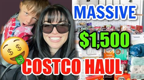 1 500 Massive No Budget Costco Haul Huge January 2023 Grocery Haul