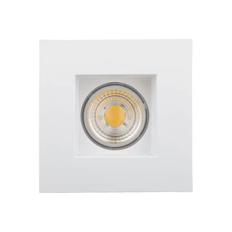 Perlglow Inch Square Smooth White Downlight Luminaire Led Recessed