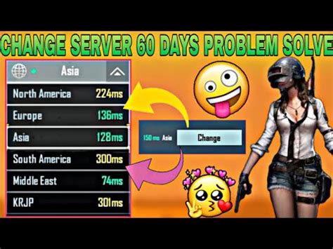 How To Change Server In Pubg Mobile Pubg Server Change 60 Days How To