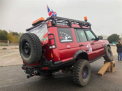 Land Rover Discovery D2 Winch Rear Long Bumper With Led Lights