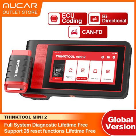 THINKCAR Thinktool Mini 2 Auto Obd2 Scanner ECU Coding Bi Directional