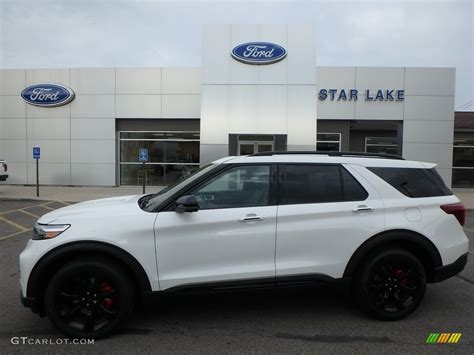 2020 Star White Metallic Tri Coat Ford Explorer ST 4WD 134323319 Photo