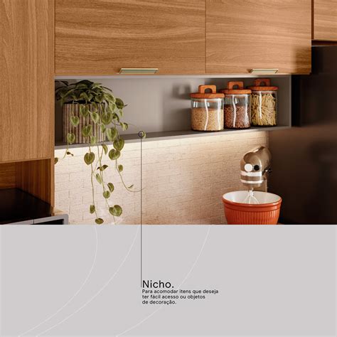 Cozinha Compacta Alba Portas Gavetas Am Ndola E Nude