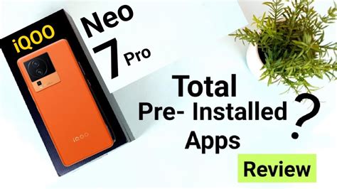 IQOO Neo 7Pro Pre Installed Apps After Unboxing Iqooneo7pro YouTube