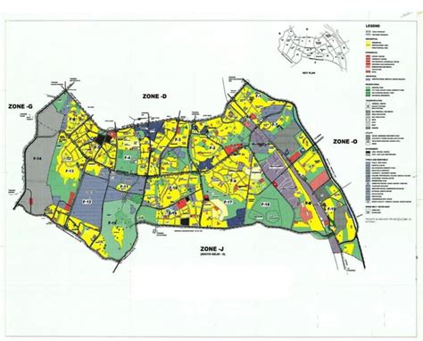 Delhi Master Plans and Zonal Maps