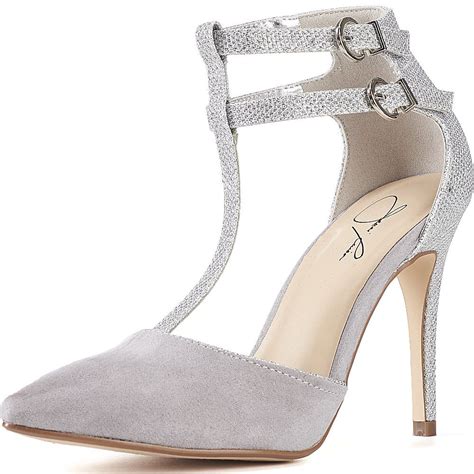 Womens High Heel Pump Bessy 32a Silverlight Grey