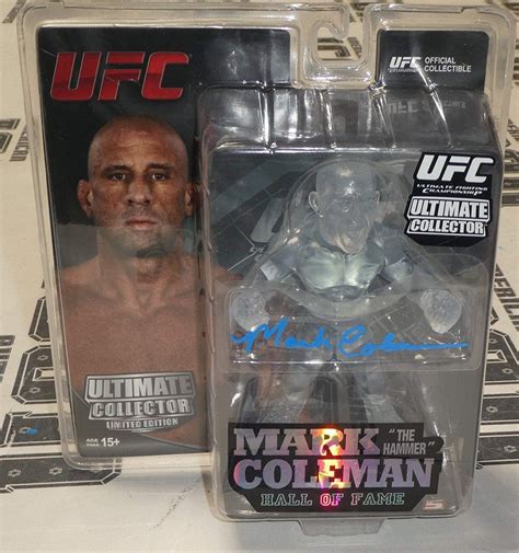 Mark Coleman Signed Ufc Round Hof Action Figure Bas Coa Limited