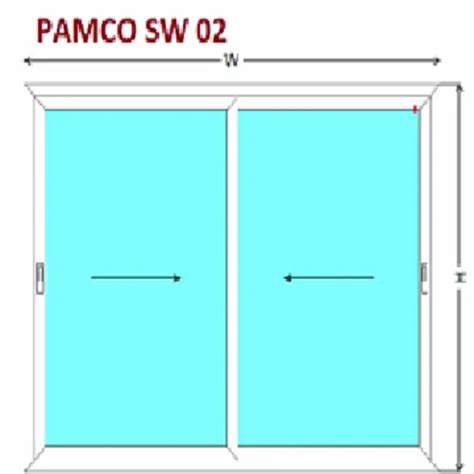 White Residential Upvc 2 Track 2 Panel Sliding Window Glass Thickness 5mm At ₹ 400square Feet