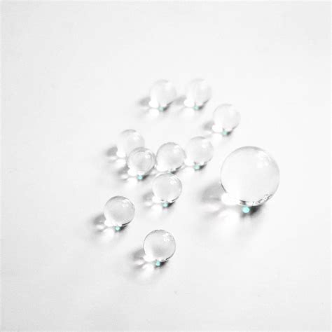 Clear Round Solid Glass Marble Ball Transparent Solid Glass Balls 2mm 2