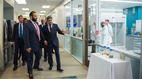 Saudi Crown Prince Briefed On Latest Aramco Technology At Houston Center Al Arabiya English