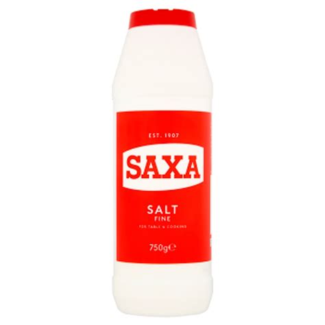 Saxa salt fine 750g - KAS Foods