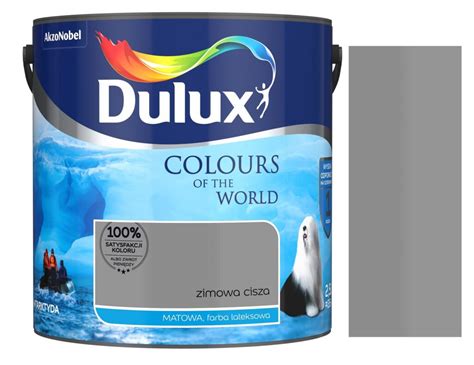 DULUX FARBA KOLORY ŚWIATA ZIMOWA CISZA 2 5L Budino pl Dla domu i