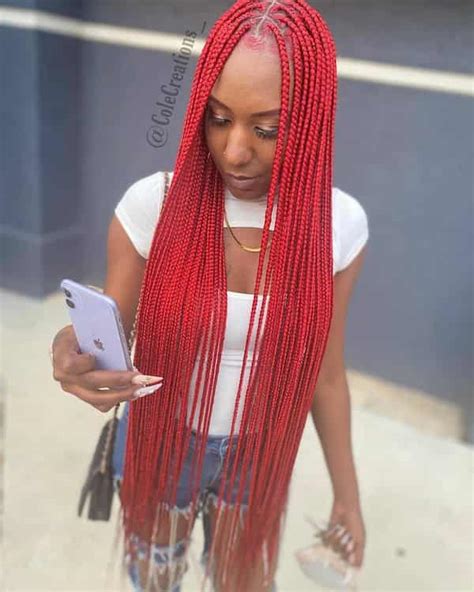 Stunning Medium Knotless Braids For African Women