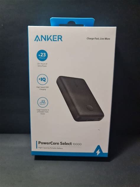 Anker PowerCore Select 10000mah Portable Powerbank With Dual 12W Output