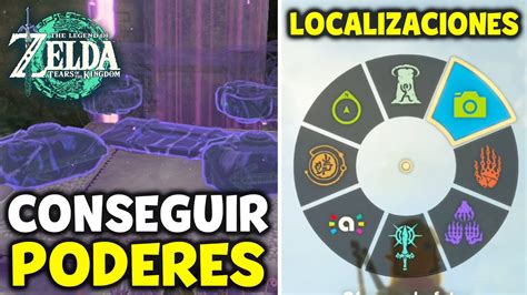 DONDE CONSEGUIR TODOS los PODERES ZELDA TEARS OF THE KINGDOM Guía