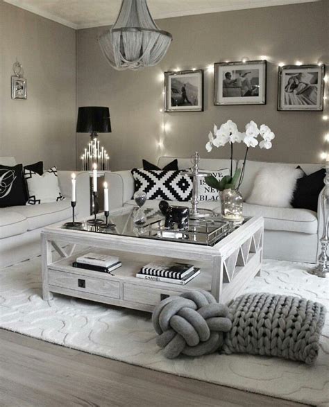 Black White Grey Living Room Design – Keep it Relax