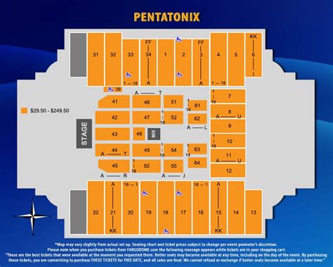 Seating Charts | FARGODOME