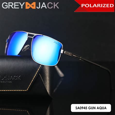 Jual Grey Jack Kacamata Hitam Aviator Fashion Pria Dan Wanita