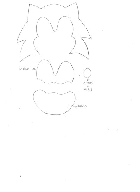 Molde Sonic Para Imprimir - 7