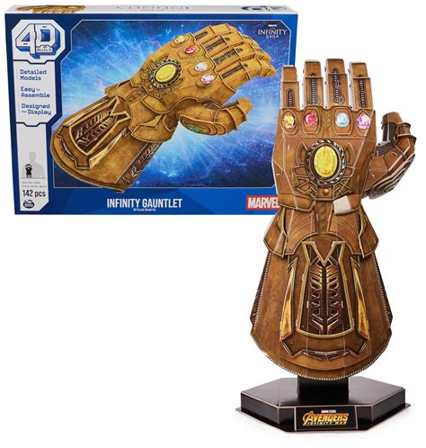 Piece D Build Marvel Infinity Gauntlet D Puzzle Model Kit W