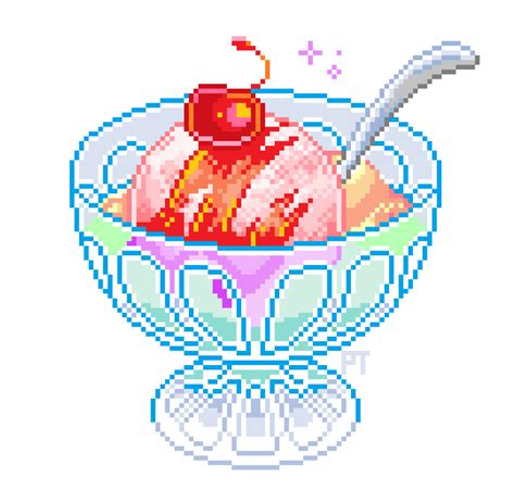 Pixelins By Dana Anime Pixel Art Pixel Art Design Pixel Art Food