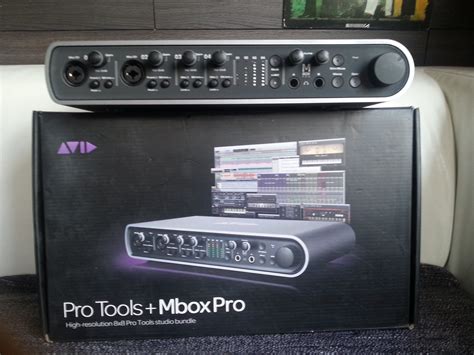 Avid Mbox Pro Image Audiofanzine