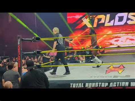 Tna Xplosion Taping Las Vegas Highlight Of Rich Swann Vs Joe