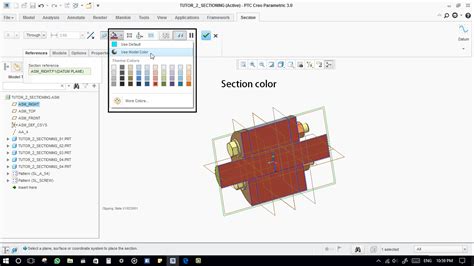 Sections in Creo-Offset, Zone Sections, Full(Unfold), Full(aligned) in ...