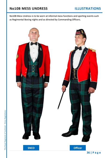 Scots No B Mess Undress Senior Nco Officer British Uniforms