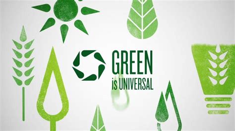 Green Is Universal Logo - LogoDix