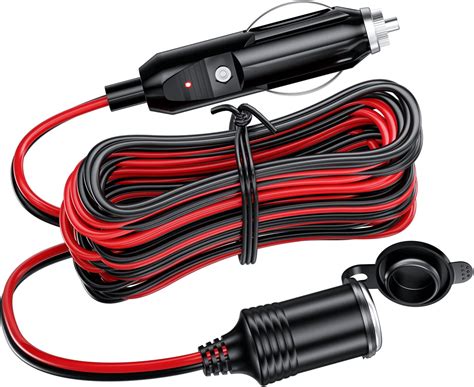 Amazon Kewig V Car Cigarette Lighter Extension Cord Ft