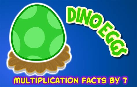 Multiplication By 7 Game Dino Eggs Mindly Games