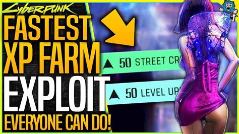 Cyberpunk 2077 FASTEST XP FARM EXPLOIT Fastest Guide Everyone Can