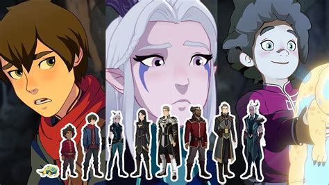 Meet The Dragon Prince Characters And Official Art Youtube