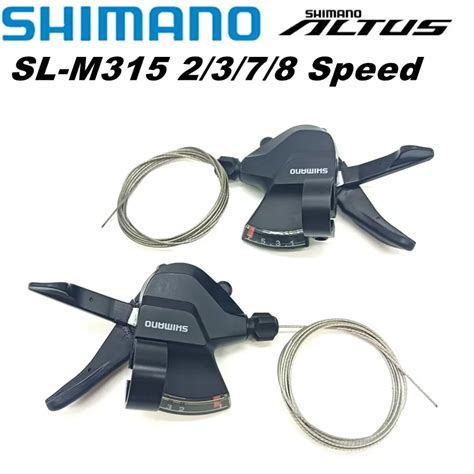 Shimano Altus Sl M315 Bike Shifter Lever 2x7 2x8 Velocidade 14s 16s Shifter Trigger Rapid Fire