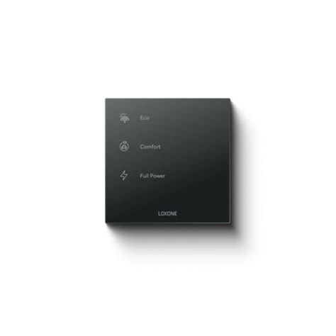 Loxone Touch Pure Flex Air Anthrazit Wallbox 100560