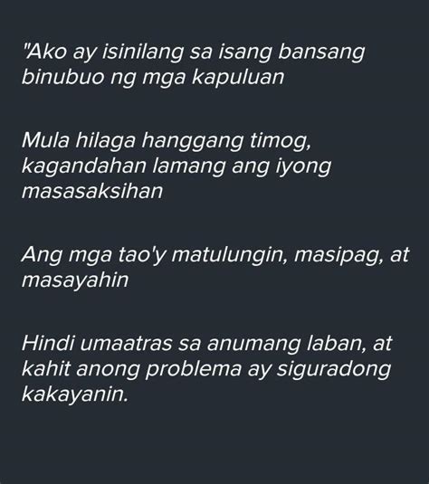 Sumulat Ng Tula Na May Dalawang Saknong Kung Paano Maipagmamalaki Ang