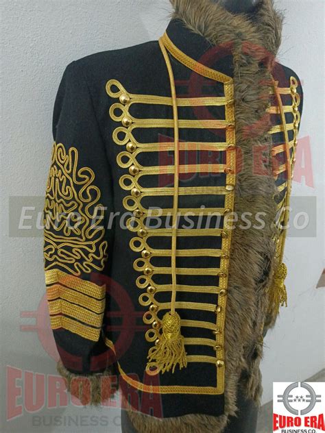 New Napoleonic Hussars Uniform Military Style Tunic Pelisse Jimi