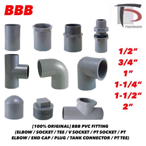 BBB PVC FITTING ELBOW SOCKET TEE V SOCKET PT SOCKET PT ELBOW