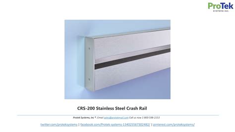 Ppt Stainless Steel Crash Rail By Protek System Powerpoint