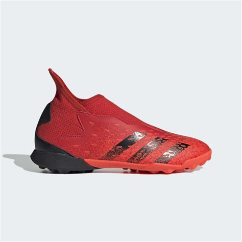 Adidas Guayos Predator Freak Sin Cordones Pasto Sint Tico Rojo