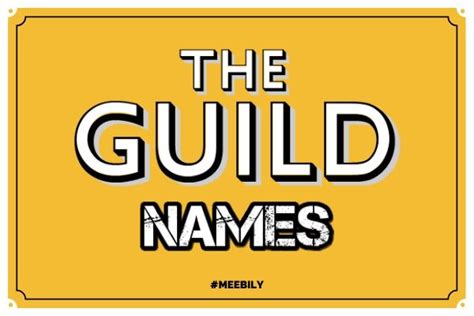 100+ Badass Guild Names - Meebily