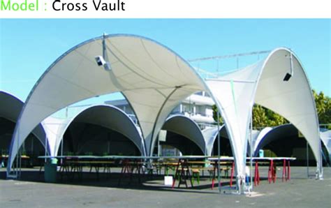 Cross Vault - Tensile fabric manufacturer & supplier in India.