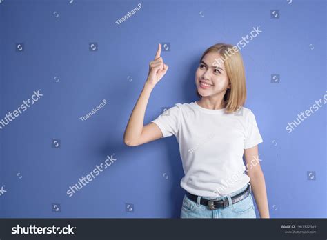 Portrait Short Blonde Hair Woman Studio Stock Photo Shutterstock