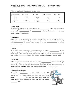 Complete The Blanks With The Words In The Box Below Fill And Sign