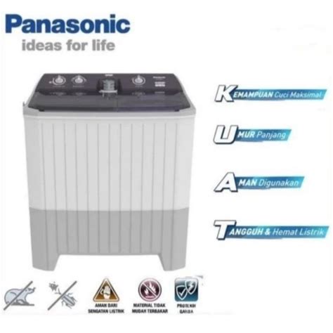 Jual Mesin Cuci Panasonic Kg Na W Fcv Tabung Naw Fcv Loww