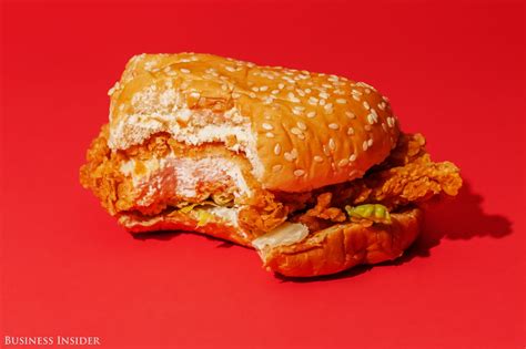 KFC Zinger sandwich review - Business Insider