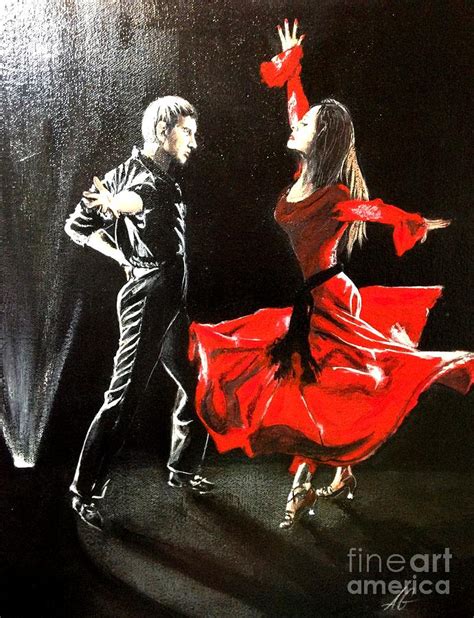 Salsa Dancer Painting At Explore Collection Of